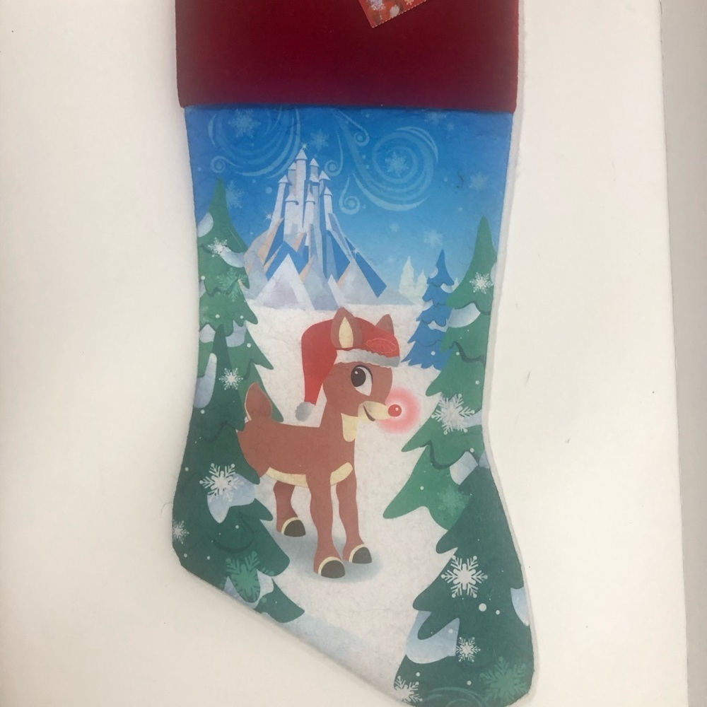 Rudolph The Red Nosed Reindeer Christmas Stocking - Picture 6 of 8